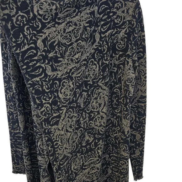 Marc Cain Womens Waterfall Open Front Wool Cardigan Size NO. 4 US 10 - Picture 3 of 8